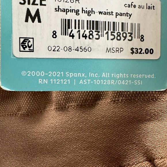 NWT ASSETS BY SPANX NUDE HIGH WAIST SHAPING PANTY - medium - Picture 5 of 8